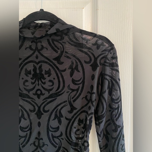 Black Sheer Bodysuit - Picture 2 of 3